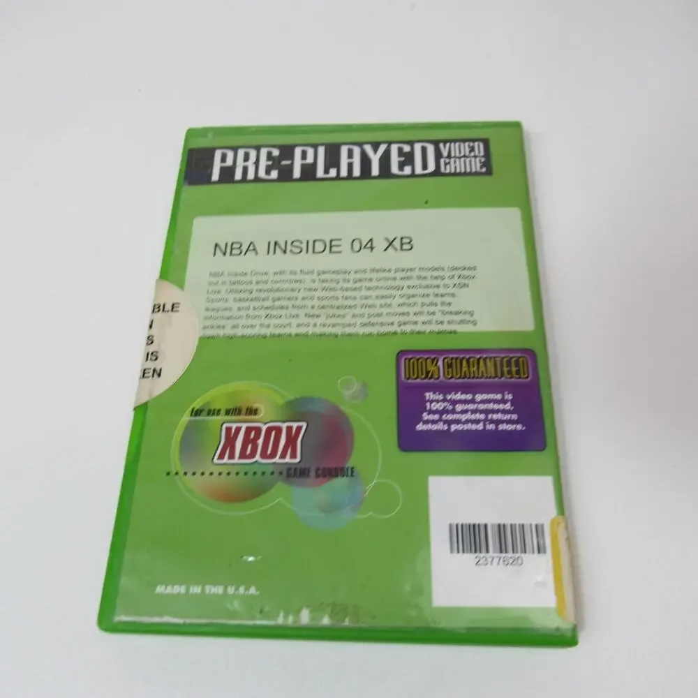 NBA‎ Inside Drive 2004 (Microsoft Xbox, 2003)